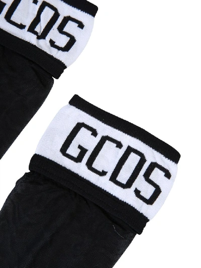 Shop Gcds Logo Socks In Black