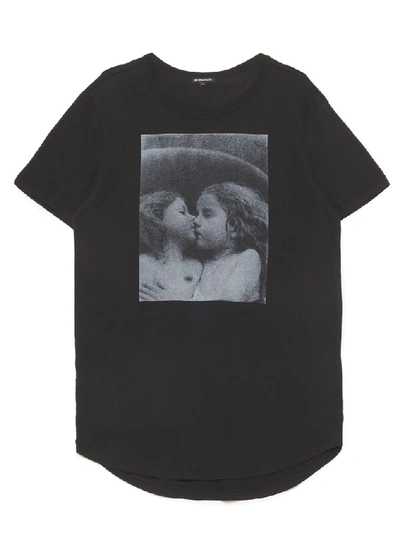 Shop Ann Demeulemeester Graphic Printed T In Black