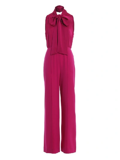 Shop Diane Von Furstenberg Sleeveless Jumpsuit In Pink
