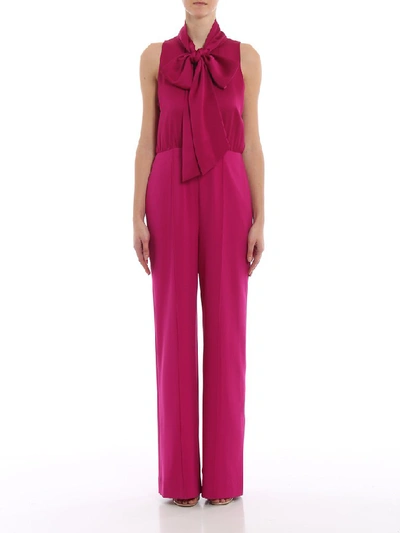 Shop Diane Von Furstenberg Sleeveless Jumpsuit In Pink