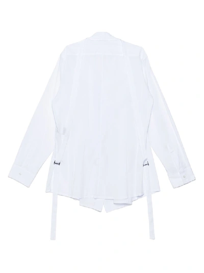 Shop Ann Demeulemeester Oversized Shirt In White