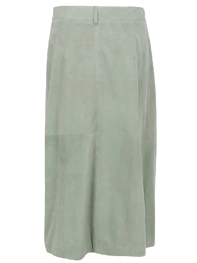 Shop Arma Buttoned Skirt In Green