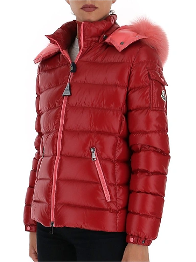 Moncler Badyfur Quilted Down Puffer Jacket With Removable Genuine Fox Fur  Trim In 46d Red | ModeSens