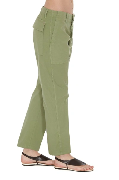 Shop Dondup Dylan Embroidered Pants In Green