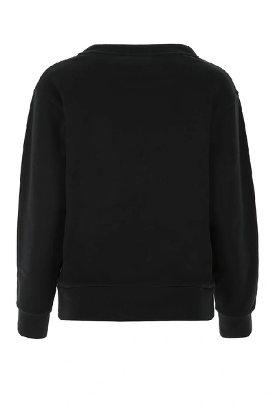 Shop Moncler Logo Patch Sweatshirt In Black