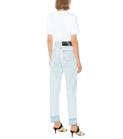 Shop Loewe High-rise Straight-fit Jeans In Blue