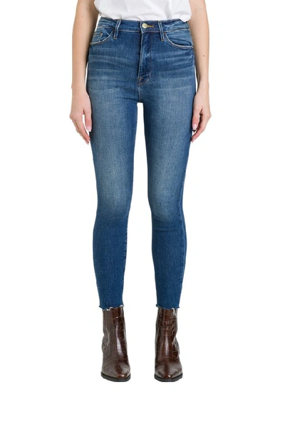 Shop Frame Ali Skinny Cigarette High In Blue