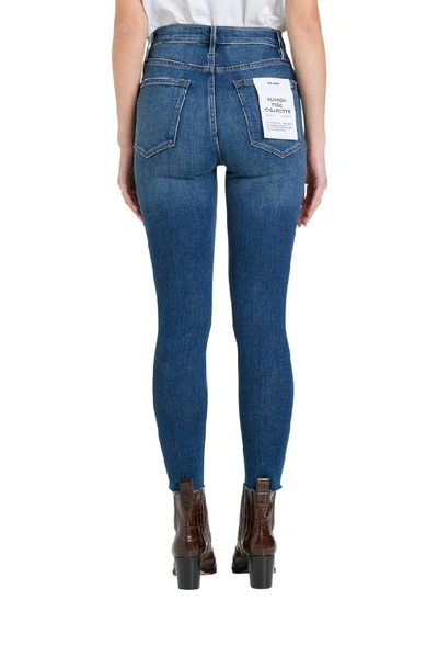 Shop Frame Ali Skinny Cigarette High In Blue