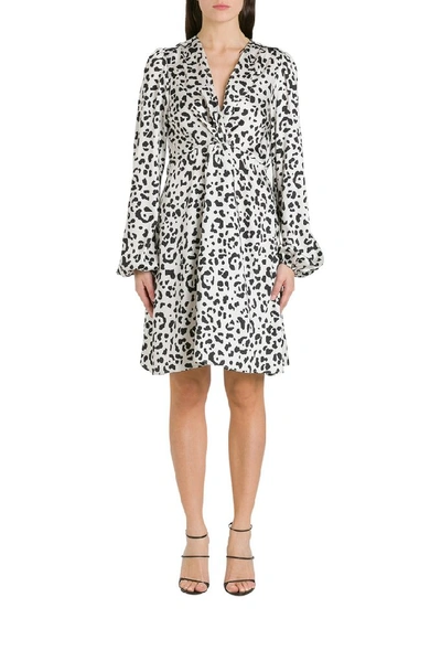 Shop Pinko Animal Print Dress In Multi