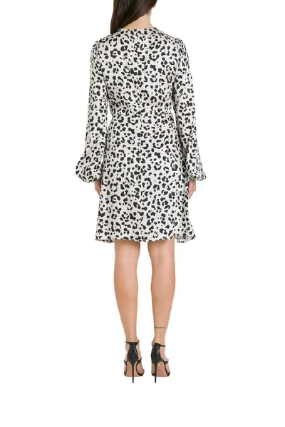 Shop Pinko Animal Print Dress In Multi