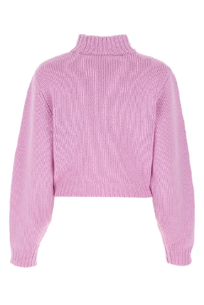 Shop The Row Cropped Cut Sweater In Pink