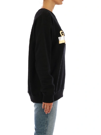 Shop Gucci Original Print Sweatshirt In Black