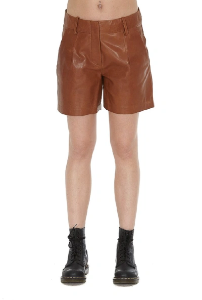 Shop Arma Doree Shorts In Brown
