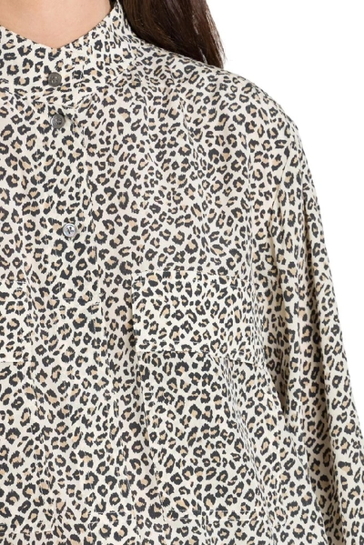 Shop Frame Leopard Print Shirt In Multi