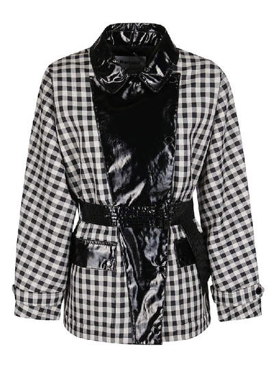 Shop Barbour X Alexa Chung Gingham Coat In Black