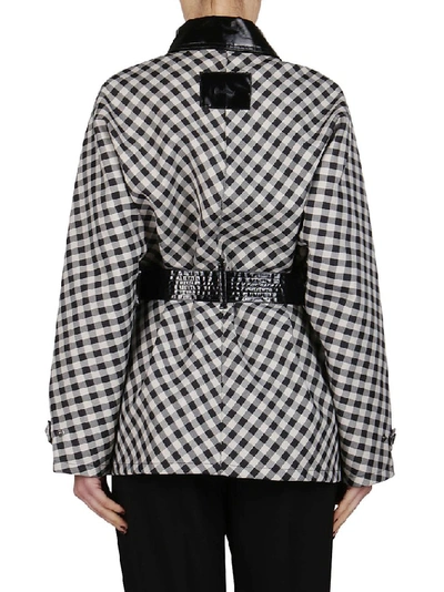 Shop Barbour X Alexa Chung Gingham Coat In Black