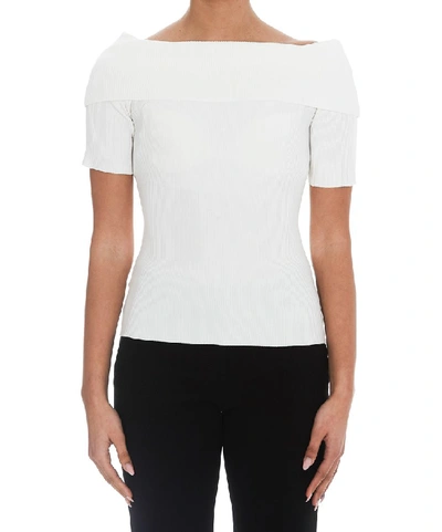 Shop P.a.r.o.s.h . Ribbed Top In White