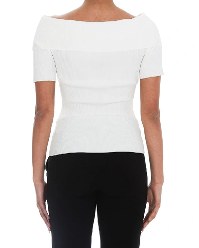 Shop P.a.r.o.s.h . Ribbed Top In White