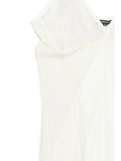 Shop Ann Demeulemeester Lace Camisole In White