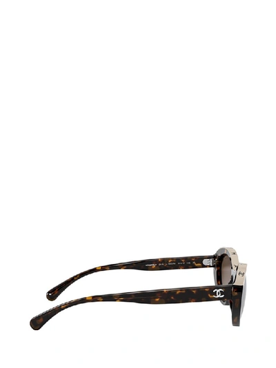 Pre-owned Chanel Oval Frame Sunglasses In Multi