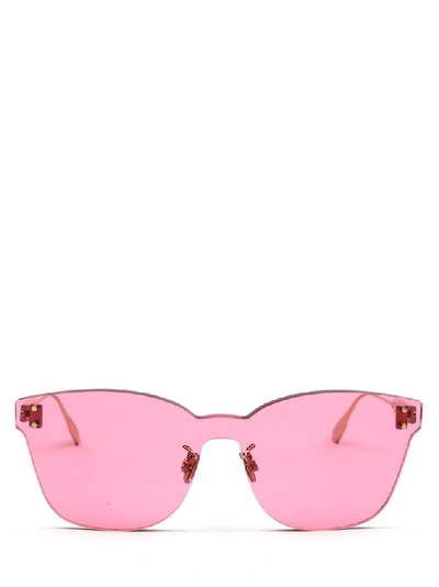 Shop Dior Eyewear Colorquake2 Sunglasses In Gold