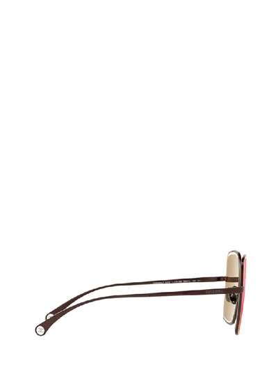 Pre-owned Chanel Butterfly Sunglasses In Brown