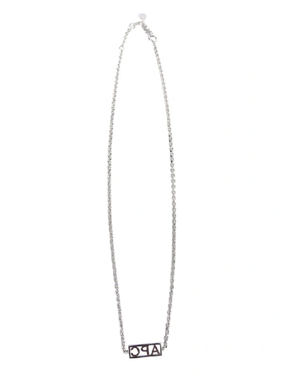 Shop Apc A.p.c. Noa Necklace In Silver