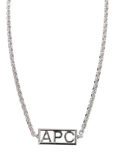 Shop A.p.c. Noa Necklace In Silver