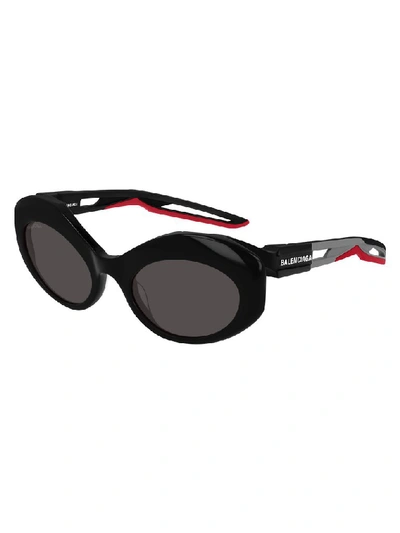 Shop Balenciaga Eyewear Foxy Sunglasses In Black