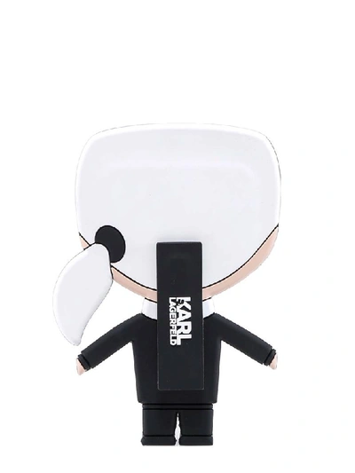 Shop Karl Lagerfeld K/ikonik Phone Stand In Black