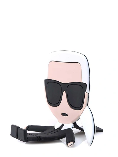 Shop Karl Lagerfeld K/ikonik Phone Stand In Black