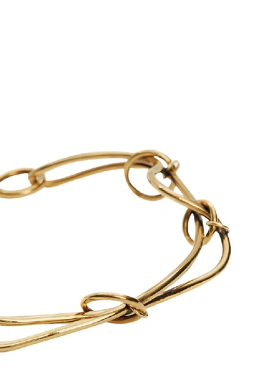 Shop Alexander Mcqueen Wire Choker In Gold