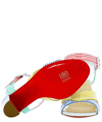 Shop Christian Louboutin Palavas 85 Sandals In Multi