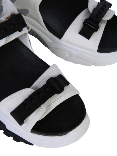 Shop Ash Adapt Sandals In White