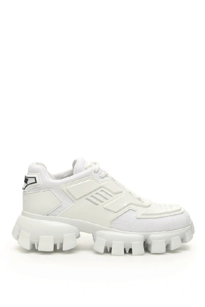 Shop Prada Cloudbust Thunder Chunky Sneakers In White