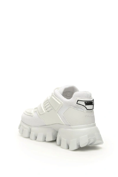 Shop Prada Cloudbust Thunder Chunky Sneakers In White