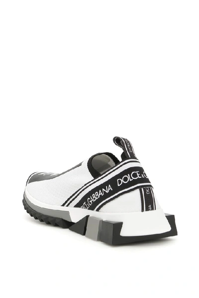 Shop Dolce & Gabbana Slip On Sneakers In White