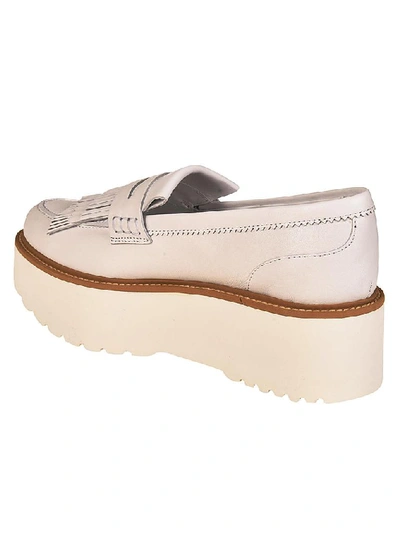 Shop Hogan Route H355 Loafers In White
