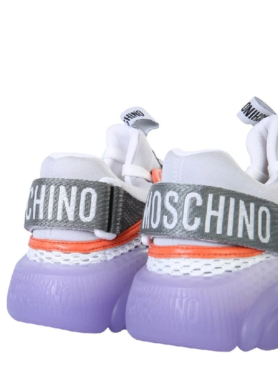 Shop Moschino Teddy Run Sneakers In Multi