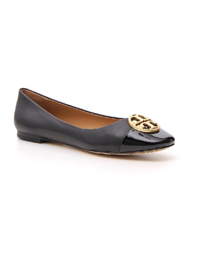 Shop Tory Burch Chelsea Ballet Flats In Black