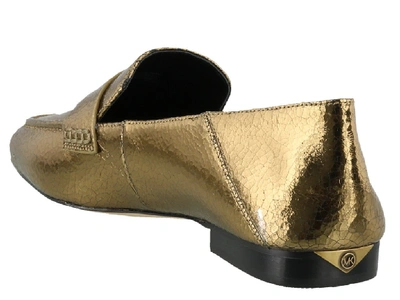 Shop Michael Michael Kors Emory Loafers In Gold