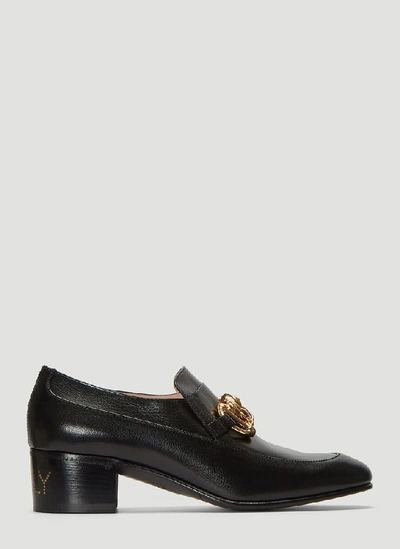 Shop Gucci Horsebit Detail Loafers In Black