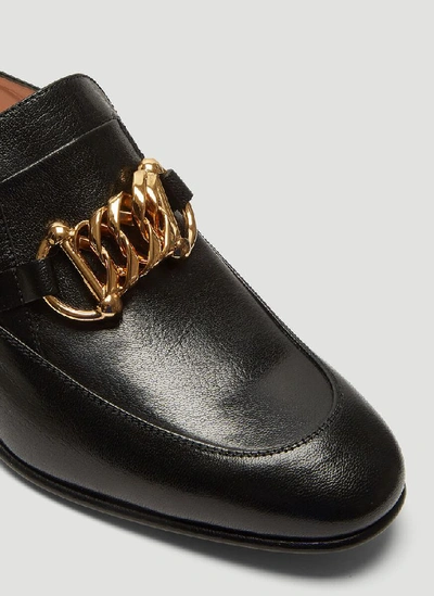 Shop Gucci Horsebit Detail Loafers In Black