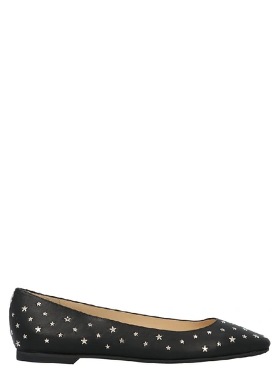 Shop Jimmy Choo Modell Ballerina Flats In Black