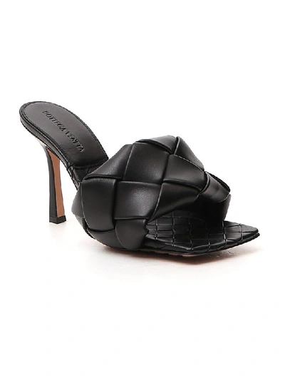 Shop Bottega Veneta Bv Lido Sandals In Black