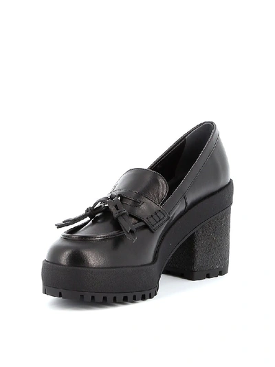 Shop Hogan H475 Loafer Pumps In Black