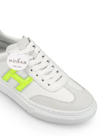 Shop Hogan H365 Sneakers In White