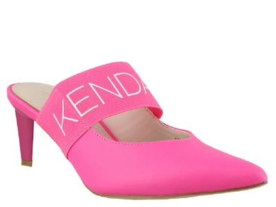 Shop Kendall + Kylie Lacey Mules In Pink