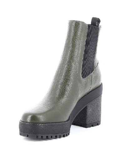 Shop Hogan H475 Ankle Boots In Green
