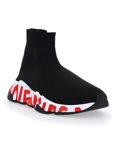 Shop Balenciaga Speed Sneakers In Black